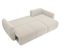 Canapé D'angle Refa Convertible Velours Côtelé Beige 4 Places