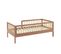 Lit Enfant Lou Pin Massif Terracotta 70x140 Sommier Inclus