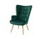 Fauteuil Sam Velours Vert