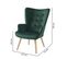 Fauteuil Sam Velours Vert