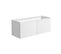 Meuble Sous-vasque 120 Cm  2 Portes Pesaro Blanc Alpin Brillant