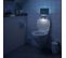Abattant Wc En Thermodur Avec Éclairage LED Nighty 2 - Blanc Brillant - 37,2 X 6,7 X 46,5 Cm -