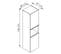 Colonne De Rangement Murale Loft Game Chene Miel