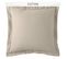 Taie D'oreiller Coton Tertio®  Beige Ficelle -50 X 70 Avec Volant