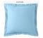 Taie D'oreiller Coton Tertio®  Bleu Lagon -50 X 70 Avec Volant