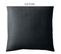 Taie D'oreiller Coton Tertio®  Noir -63 X 63 Sans Volant