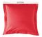 Taie D'oreiller Coton Tertio®  Rouge Carmin -50 X 70 Avec Volant