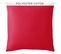 Taie D'oreiller Polycoton Tertio®  Rouge Carmin -63 X 63 Avec Volant