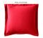 Taie D'oreiller Polycoton Tertio®  Rouge Carmin -63 X 63 Avec Volant