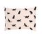 Taie D'oreiller Coton Minou  Rose/noir  - 85 X 185