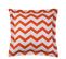 Taie D'oreiller Coton Chevron  Orange/blanc  - 85 X 185