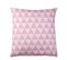 Taie D'oreiller Coton Lorenz  Rose/blanc  - 85 X 185