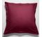 Taie D'oreiller Percale Coton Tertio®  Bordeaux -63 X 63 Sans Volant