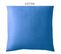 Taie D'oreiller Coton Tertio®  Bleu Azur -63 X 63 Avec Volant