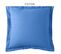 Taie D'oreiller Coton Tertio®  Bleu Azur -63 X 63 Avec Volant