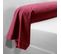 Taie D'oreiller Percale Coton Tertio®  Bordeaux -50 X 70 Avec Volant