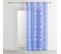 Voilage Rayures Horizontales - 140x240 Cm - Bleu