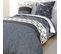 Parure Housse De Couette Coton - Florian Housse De Couette 260x240 + 2 Taies 65x65 Gris