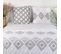 Parure De Housse De Couette Coton - Lucie Housse De Couette 240x220 + 2 Taies 65x65