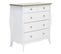 Commode 2+3 tiroirs BARROCO 2 blanc/pin