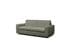 Canapé convertible express 3 places CLAYVE tissu olive couchage 140x195cm