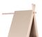 Lit tipi 90x190/200 cm SWAN taupe et pin