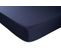 Drap housse 160x200 cm DODO PERCALE bleu marine