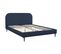 Tim Lit Double Velours Cotelé Bleu Nuit 160x200