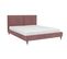 Tristan Lit Double Velours Vieux Rose 160x200