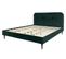 Brianna Lit Double Velours Vert Bouteille 160x200