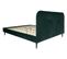 Brianna Lit Double Velours Vert Bouteille 160x200