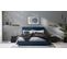 Barry Lit Double Velours Bleu Nuit 160x200