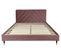 Barry Lit Double Velours Vieux Rose 160x200