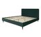 Barry Lit Double Velours Vert Bouteille 140x190