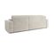 Canapé d'angle convertible méridienne réversible GASTON velours côtelé beige