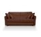 Capella Canapé Convertible Rapido 3 Places Velours Côtelé Terracotta 160 Cm