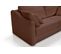 Capella Canapé Convertible Rapido 3 Places Velours Côtelé Terracotta 160 Cm