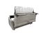 Ollie Canapé Convertible 3 Places Taupe Matelas Dunlopillo 140 cm