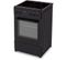 Cuisinière Vitrocéramique 50 X50 - Four Convection Naturelle - Four 48l - Noir - Cv5050b8