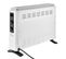 Radiateur Convecteur Électrique 2000w - 3 Puissances - Mobile - Blanc