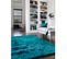 Tapis Shaggy Doux Gossip En Polyester - Bleu Turquoise - 120x180 Cm