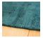 Tapis De Salon Lame En Viscose - Bleu Turquoise - 120x170 Cm