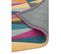 Tapis Pure Laine à Motifs Colorés Flashy Triangles - Multicolore 140x200 Cm