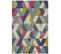 Tapis À Motifs Flashy En Laine - Multicolore - 140x200 Cm