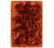 Tapis Shaggy Tufté Splash En Polyester - Orange - 140x200 Cm