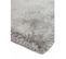 Tapis Shaggy Tufté Splash En Polyester - Argent - 140x200 Cm