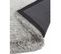 Tapis Shaggy Tufté Splash En Polyester - Argent - 140x200 Cm