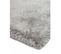 Tapis Shaggy Tufté Splash En Polyester - Argent - 150x150 Cm