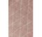 Tapis Style Berbère Diko En Polypropylène - Rose Pâle - 120x170 Cm