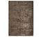 Tapis Luxe Designer Titane En Viscose - Marron Chocolat - 120x170 Cm